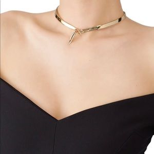 Eddie Borgo Gold Kerchief Slip Collar.  Elegant Gold Choker!
